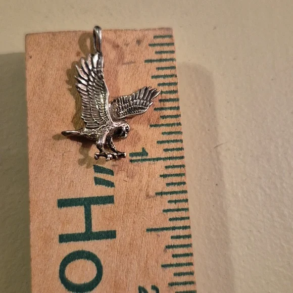 Silver Eagle Pendant - Picture 3 of 3